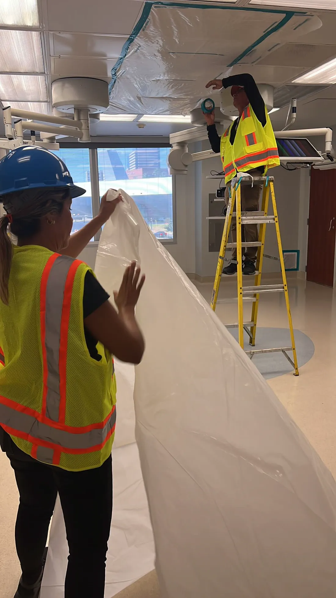 Fire & Water Damage — Healthcare Facility, Houston, Texas